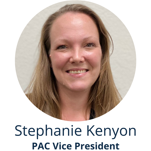 PAC Vice President Stephanie Kenyon